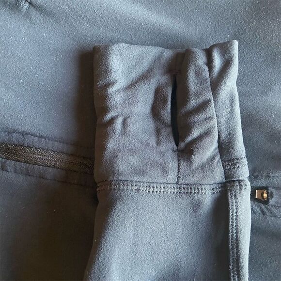 Lululemon Women's Black Half Zip Hooded Pullover Hoodie Size L - Picture 10 of 12